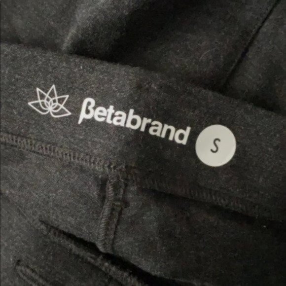 Betabrand Gray Yoga Straight Leg Pants Stretch Comfort Work Leisure Size Small - Picture 8 of 10